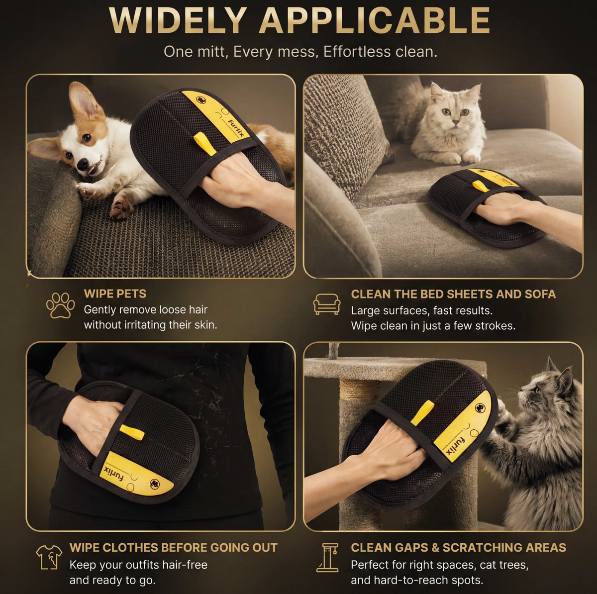 Furlix™ Pet Hair Removal Glove